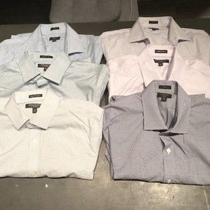 6 Men's dress shirts from JCREW and Banana Rep
